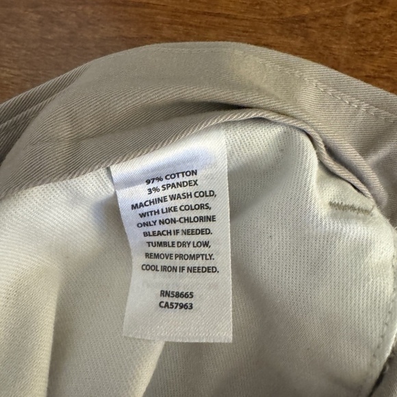 14th & Union NWT Size 32x32 Regular Fit Solid Tan Khaki Pants - Picture 5 of 5